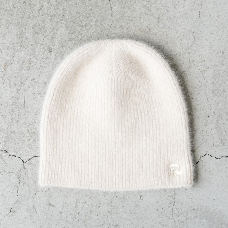 Fluffy Mohair-Style Wool Beanie モヘア調ソフトファーウールニットビーニー