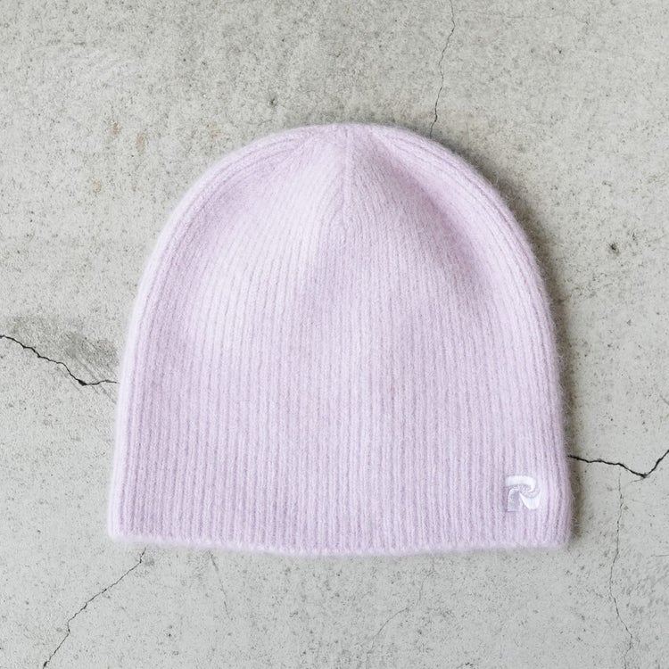 Fluffy Mohair-Style Wool Beanie モヘア調ソフトファーウールニットビーニー