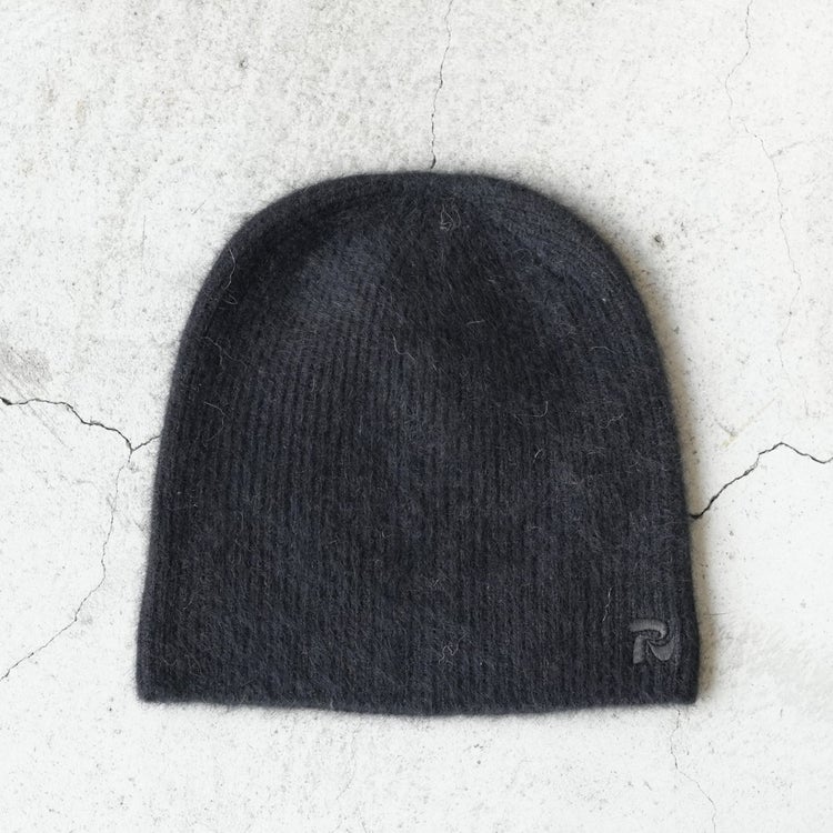 Fluffy Mohair-Style Wool Beanie モヘア調ソフトファーウールニットビーニー