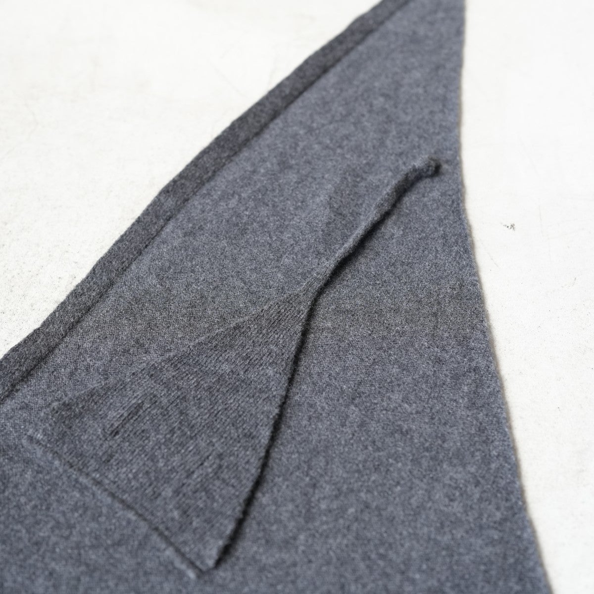 Hooded Cashmere-Blend Wool Stole & Scarf カシミヤ混ウールニットストール&フーディー