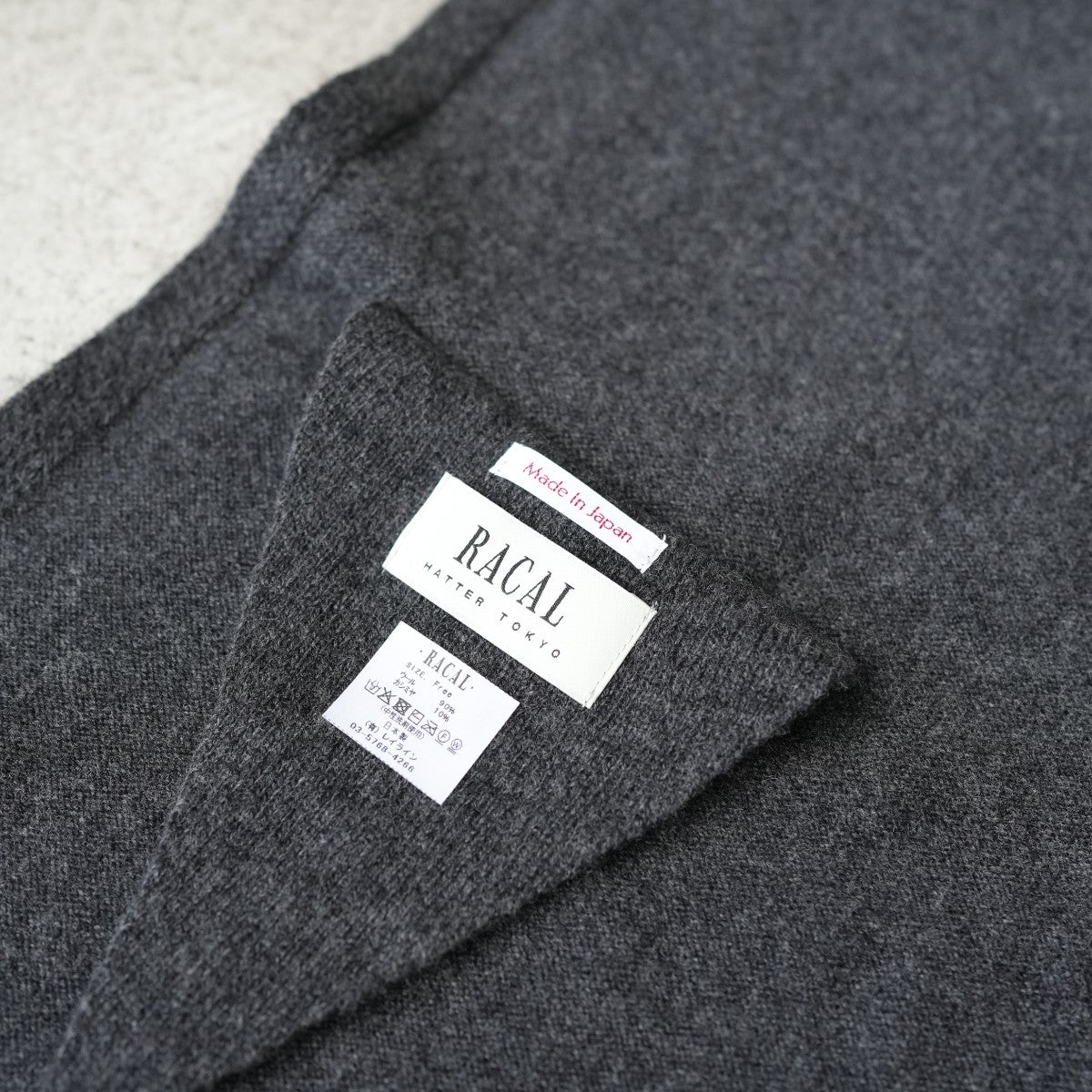 Hooded Cashmere-Blend Wool Stole & Scarf カシミヤ混ウールニットストール&フーディー