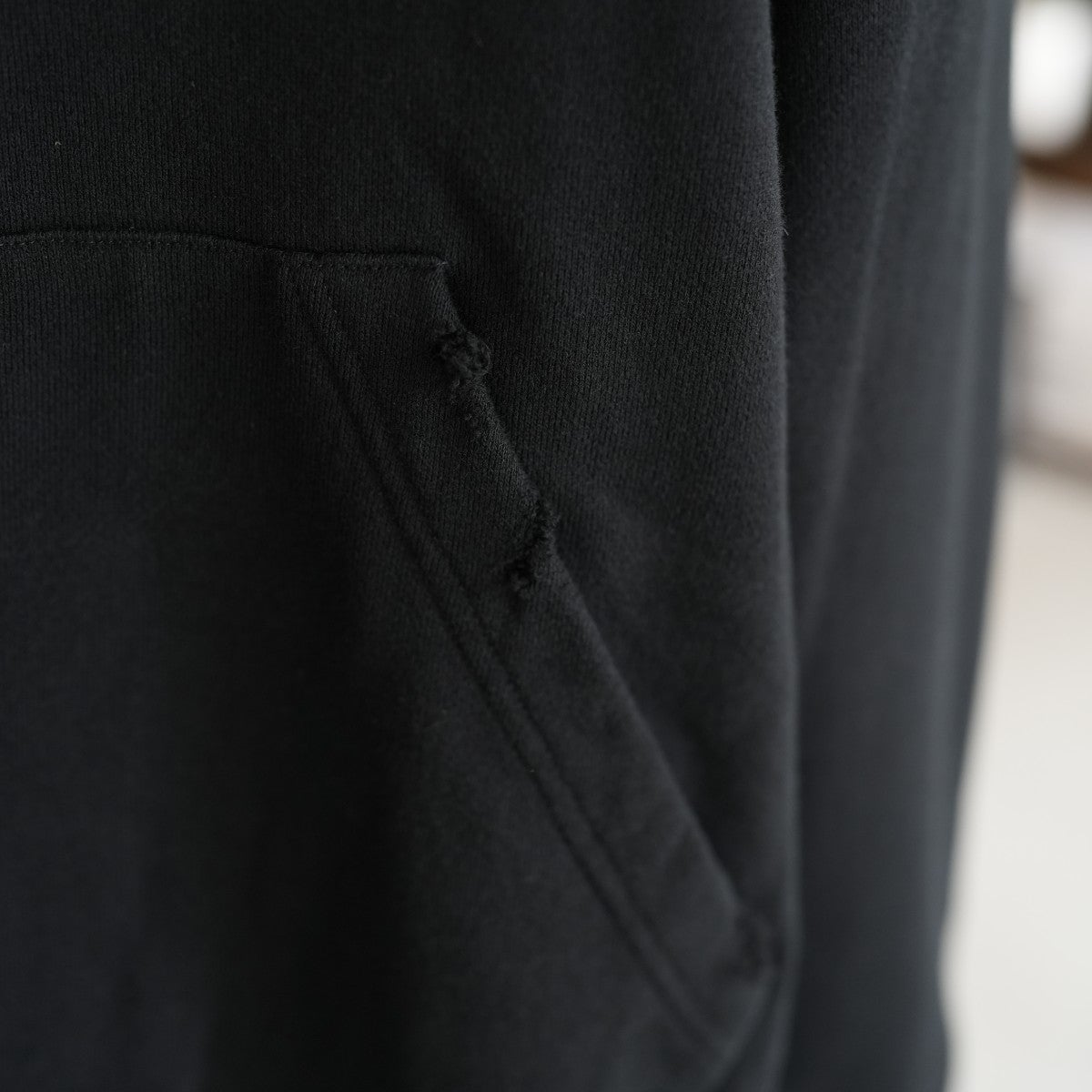 VINTAGE WASHED HALF ZIP HOODIE ヴィンテージウォッシュドハーフジップフーディー