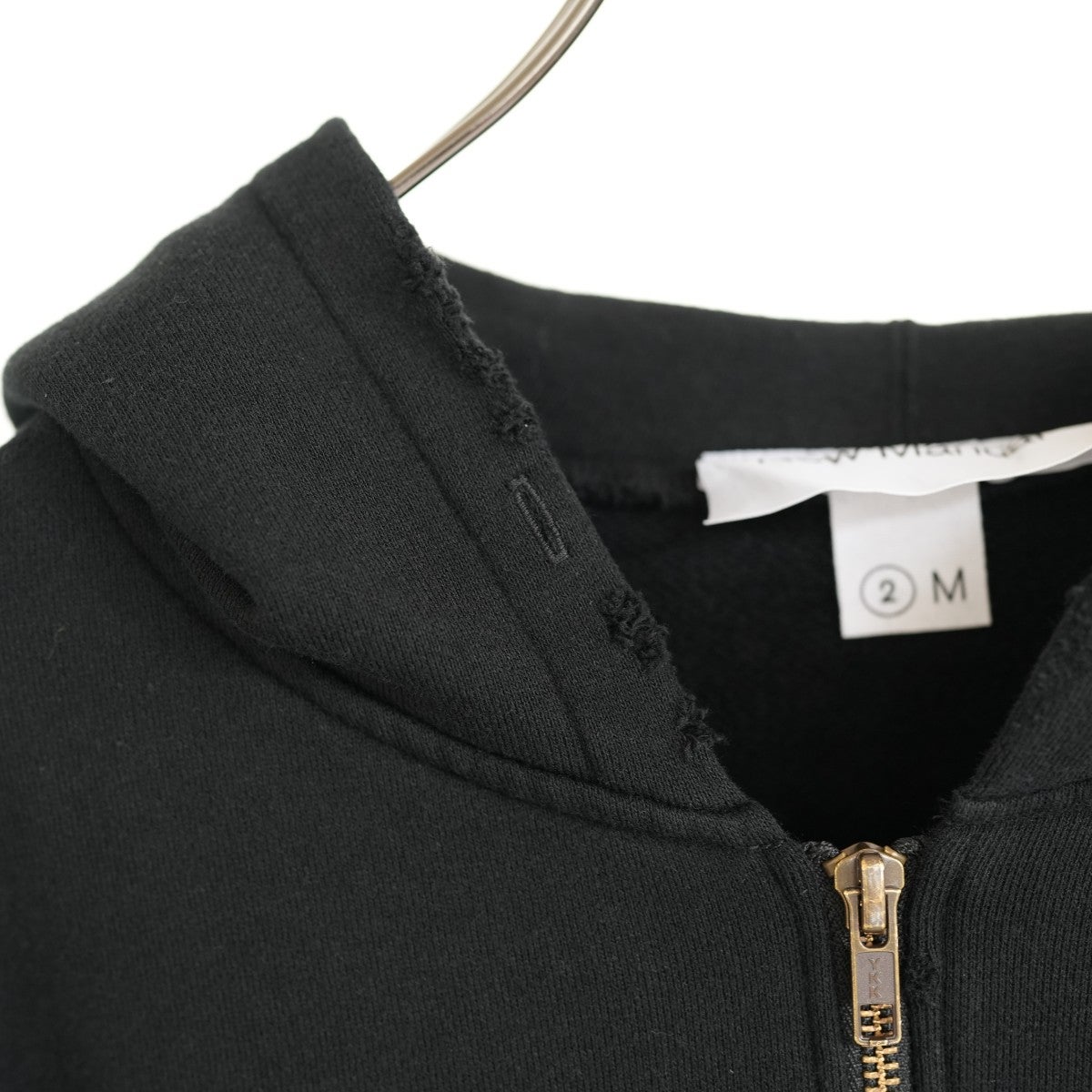 VINTAGE WASHED HALF ZIP HOODIE ヴィンテージウォッシュドハーフジップフーディー