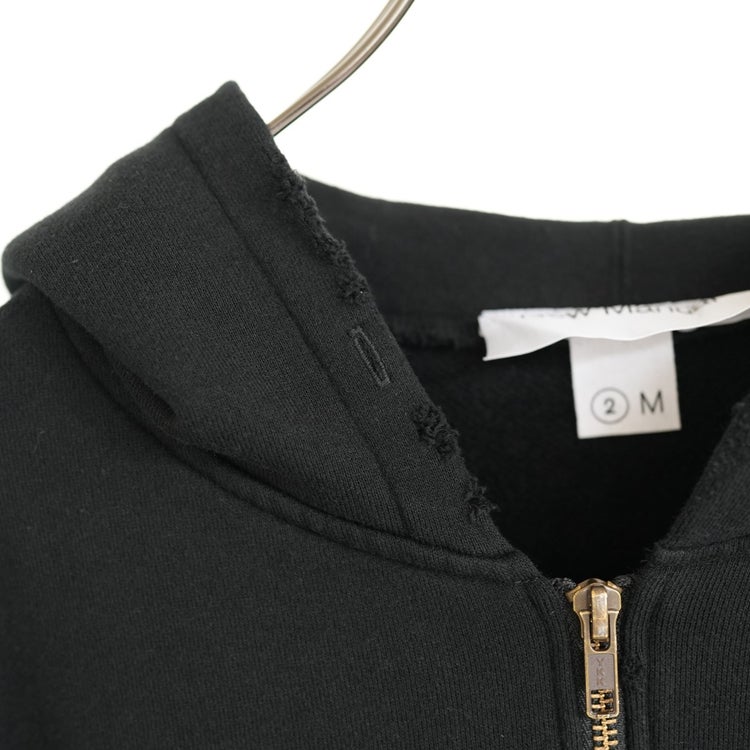 VINTAGE WASHED HALF ZIP HOODIE ヴィンテージウォッシュドハーフジップフーディー