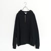VINTAGE WASHED HALF ZIP HOODIE ヴィンテージウォッシュドハーフジップフーディー