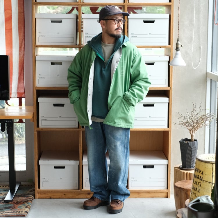 LINED COACH JACKET リネンコーチジャケット