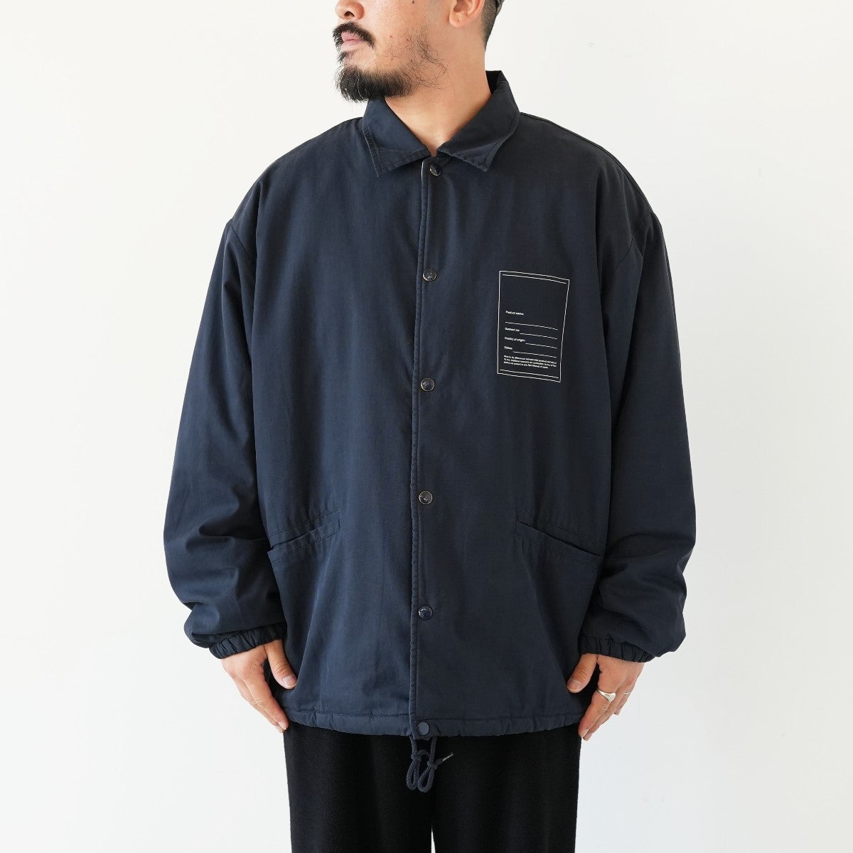 LINED COACH JACKET リネンコーチジャケット