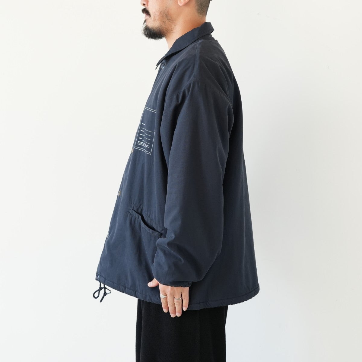 LINED COACH JACKET リネンコーチジャケット