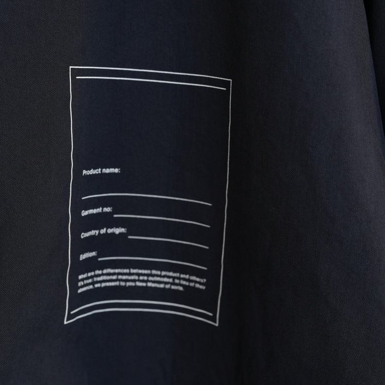 LINED COACH JACKET リネンコーチジャケット