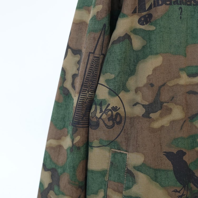 HANDWRITING CAMO COACH JACKET ハンドライティング カモコーチジャケット