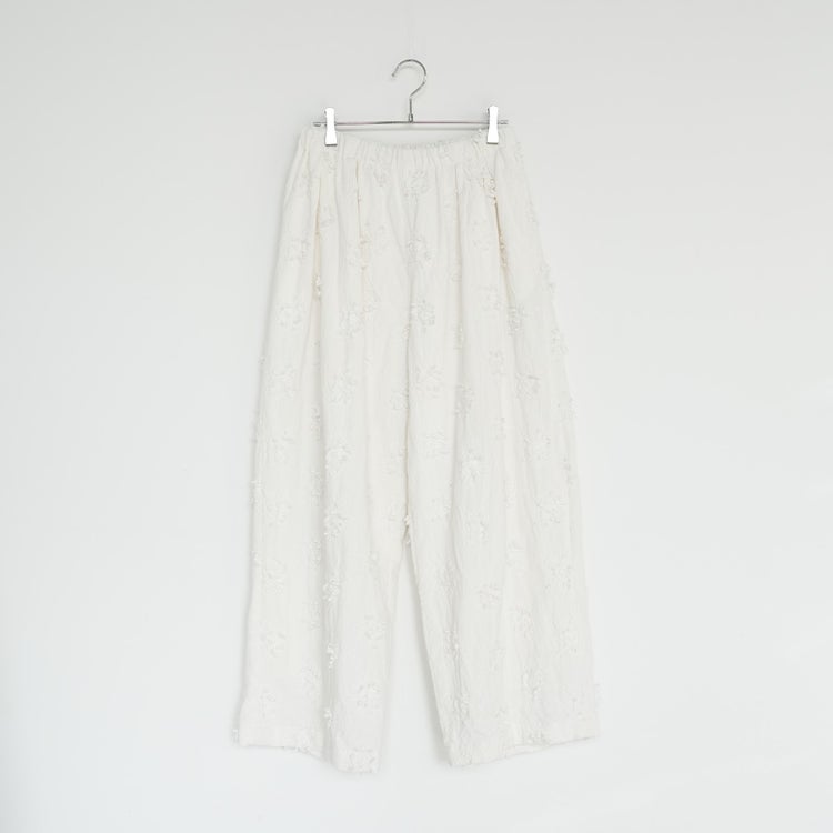 3D embroidery corduroy pants 3Dエンブロイダリーコーデュロイパンツ