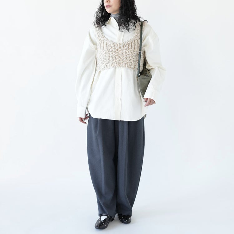curve leg easy slacks カーブレッグイージースラックス