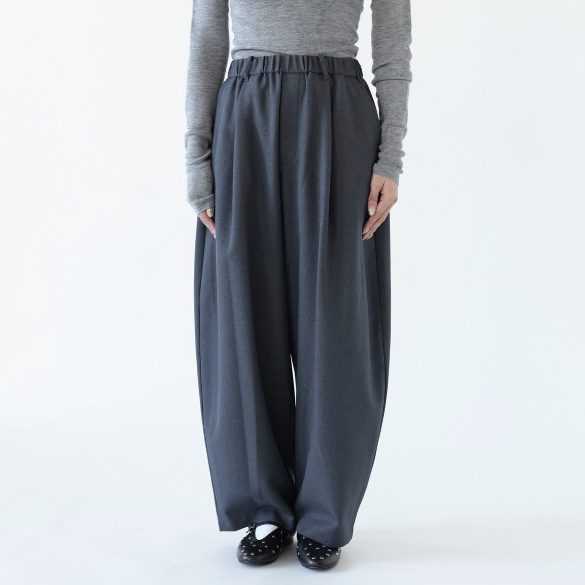 curve leg easy slacks カーブレッグイージースラックス