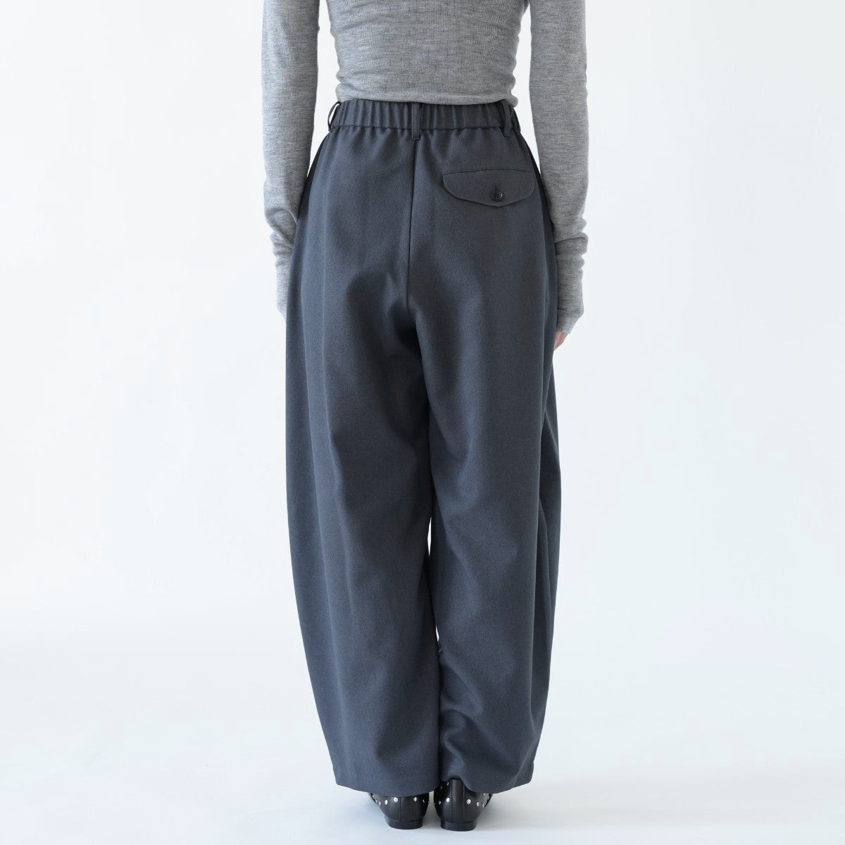 curve leg easy slacks カーブレッグイージースラックス