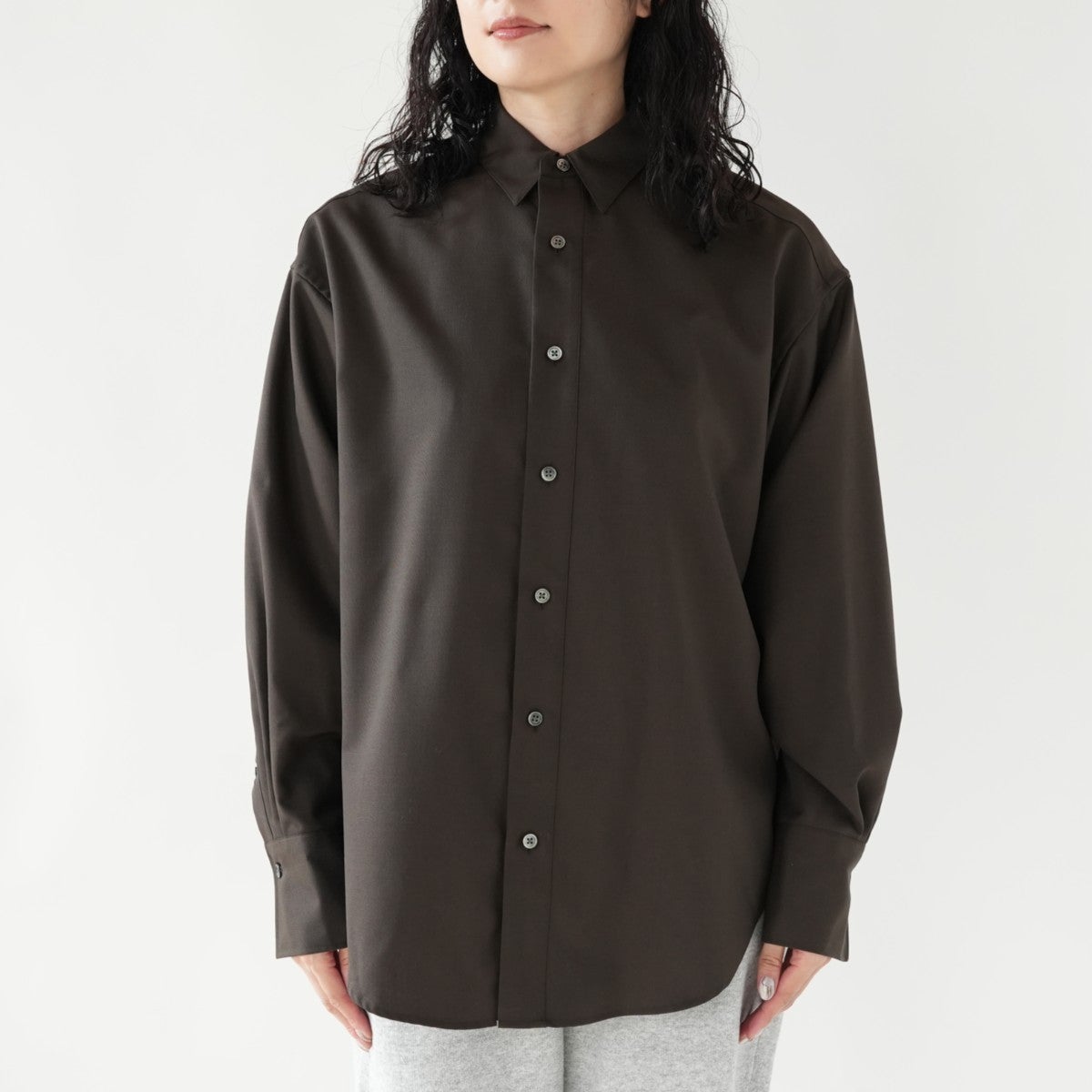 WASHABLE WOOL DADDY SHIRT ウォッシャブルウールダディーシャツ