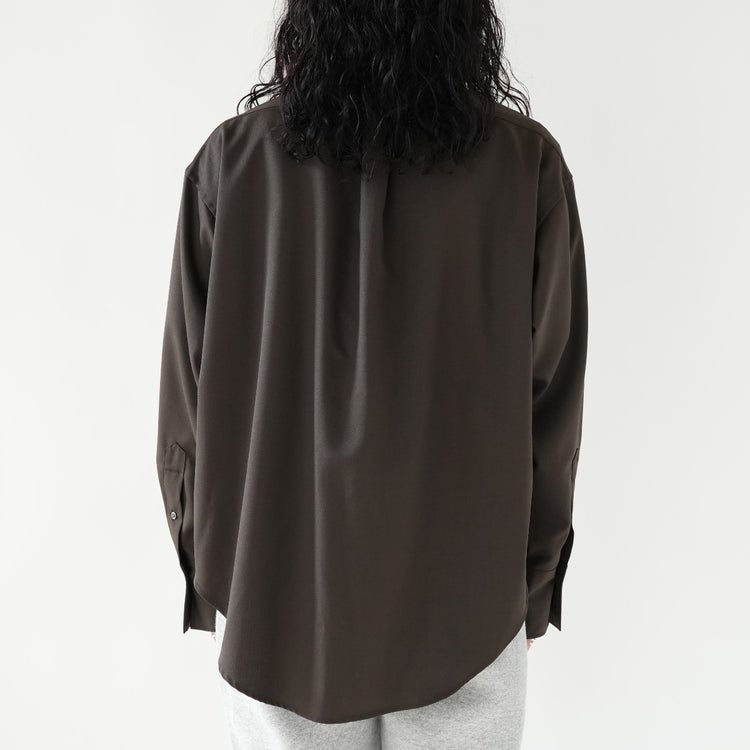 WASHABLE WOOL DADDY SHIRT ウォッシャブルウールダディーシャツ