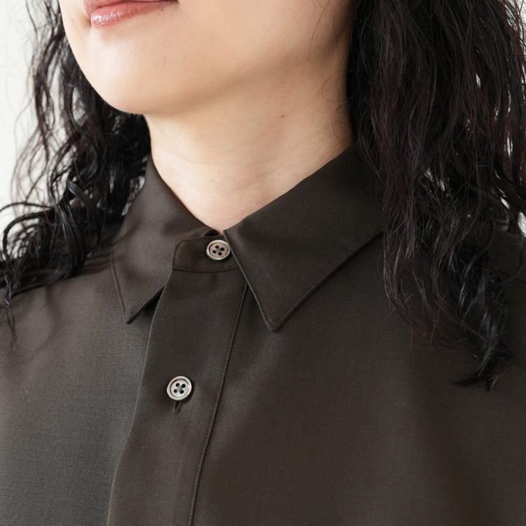 WASHABLE WOOL DADDY SHIRT ウォッシャブルウールダディーシャツ