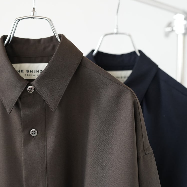 WASHABLE WOOL DADDY SHIRT ウォッシャブルウールダディーシャツ