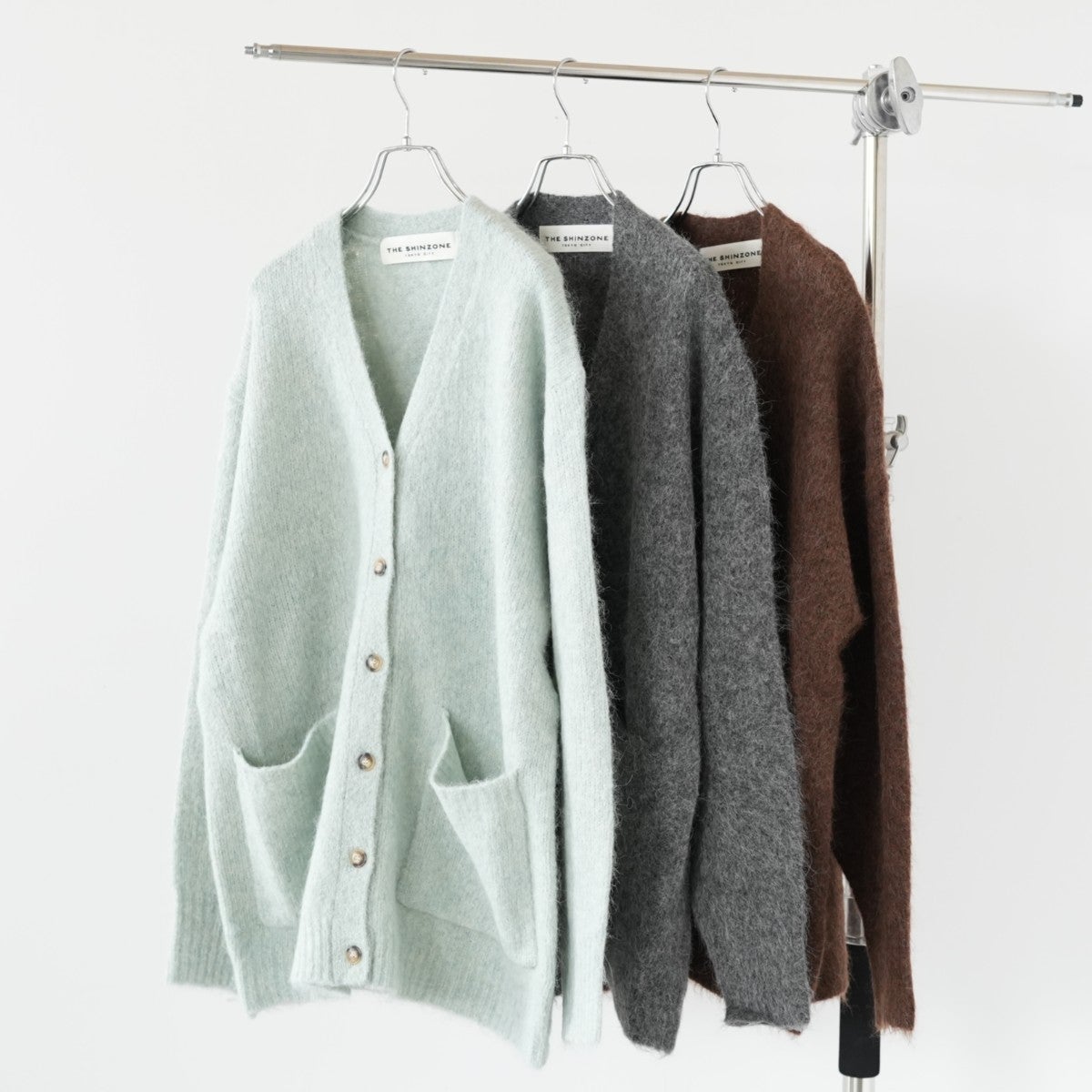 ALPACA SHAGGY KNIT CARDIGAN アルパカシャギーニットカーディガン