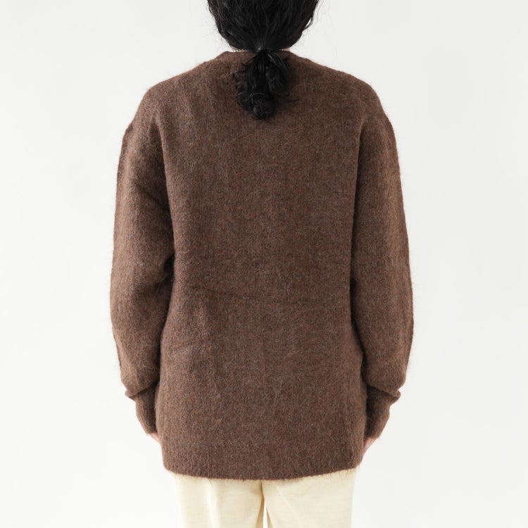 ALPACA SHAGGY KNIT CARDIGAN アルパカシャギーニットカーディガン