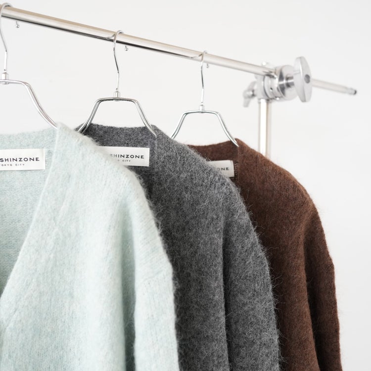 ALPACA SHAGGY KNIT CARDIGAN アルパカシャギーニットカーディガン