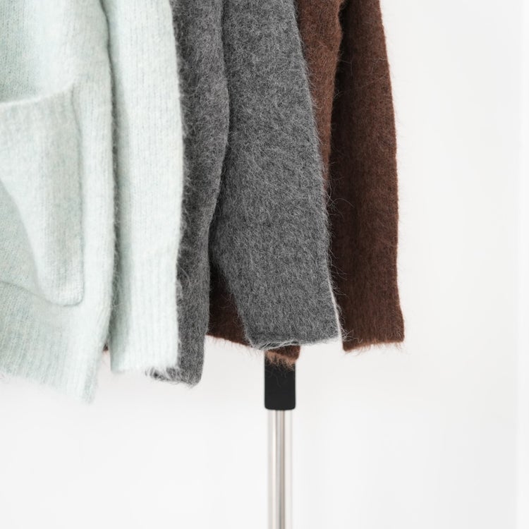 ALPACA SHAGGY KNIT CARDIGAN アルパカシャギーニットカーディガン