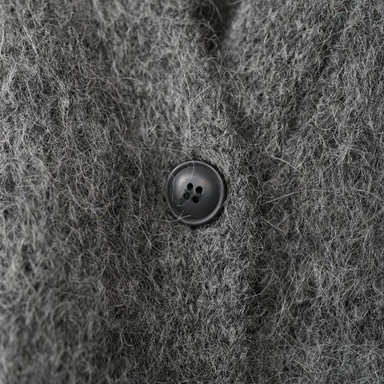 ALPACA SHAGGY KNIT CARDIGAN アルパカシャギーニットカーディガン