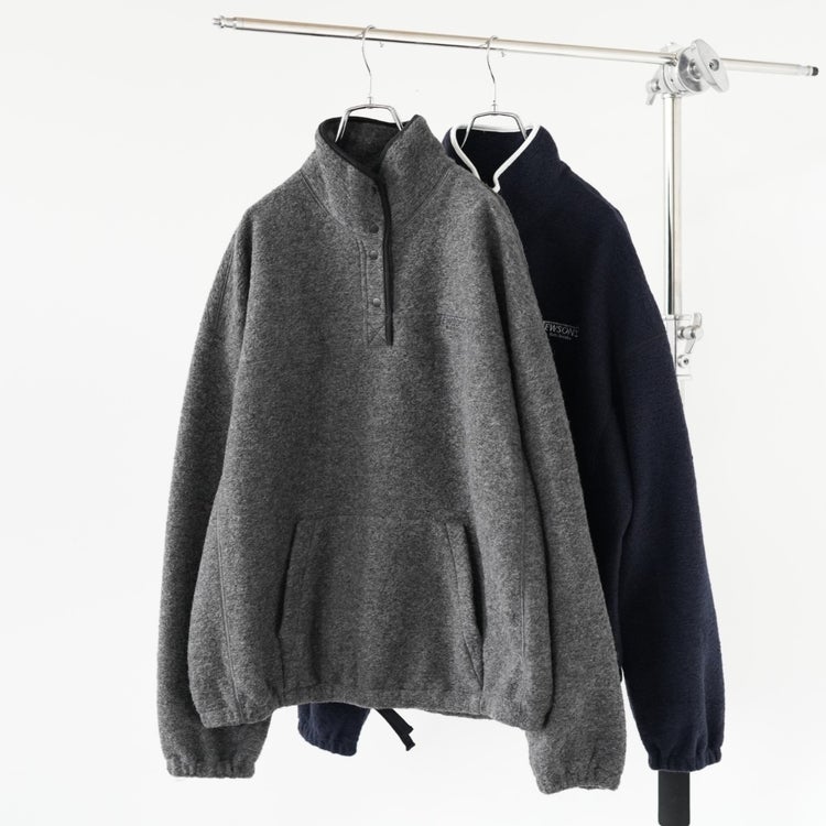 SNAP FLEECE PULLOVER スナップフリースプルオーバー