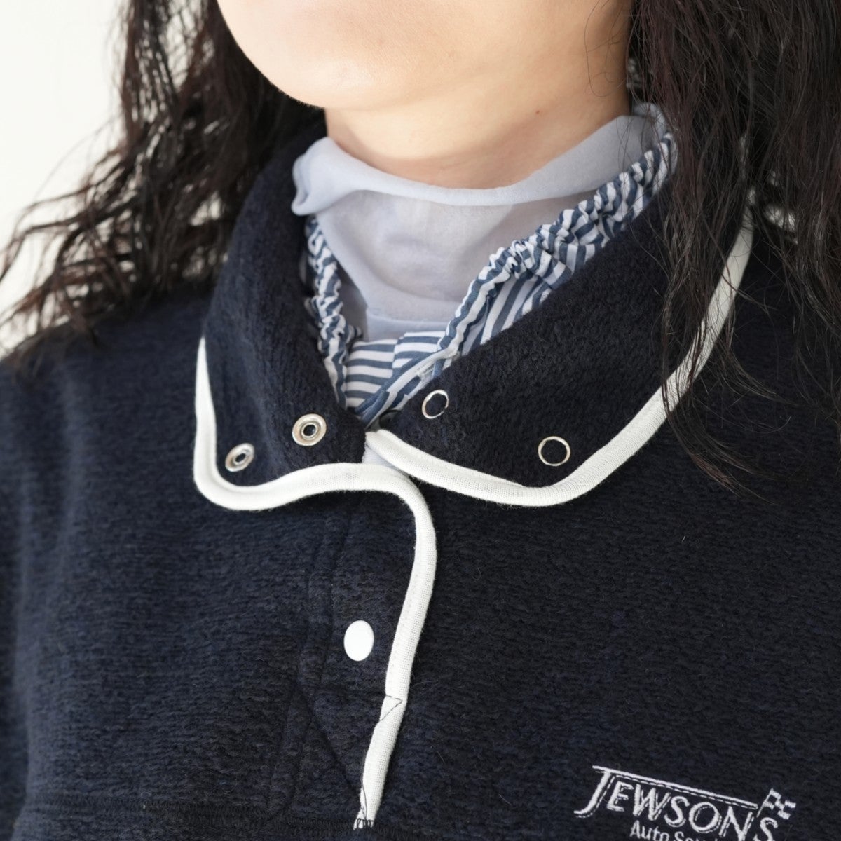 SNAP FLEECE PULLOVER スナップフリースプルオーバー