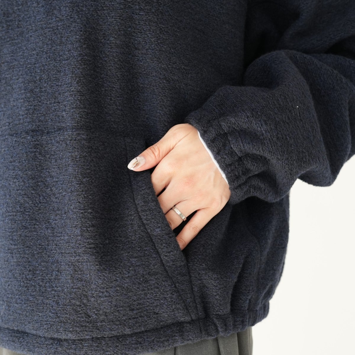 SNAP FLEECE PULLOVER スナップフリースプルオーバー