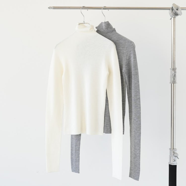 Wholegarment Wool Turtle ホールガーメントウールタートル