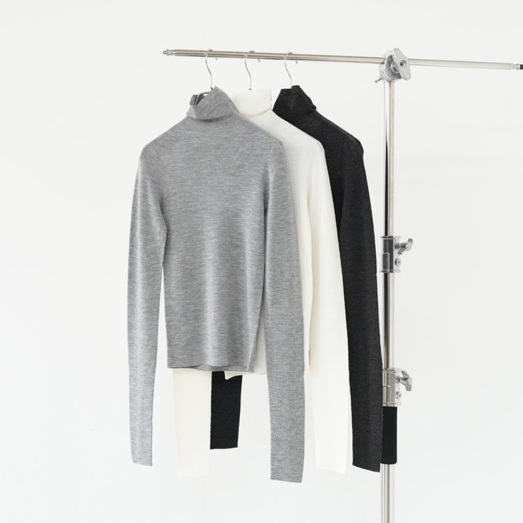 Wholegarment Wool Turtle ホールガーメントウールタートル