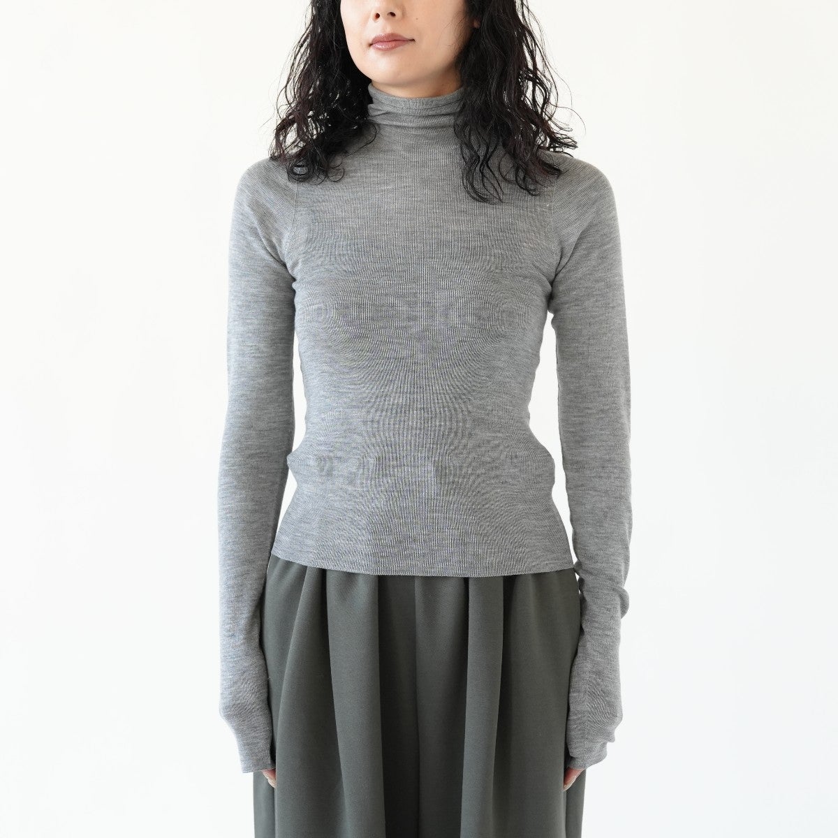 Wholegarment Wool Turtle ホールガーメントウールタートル
