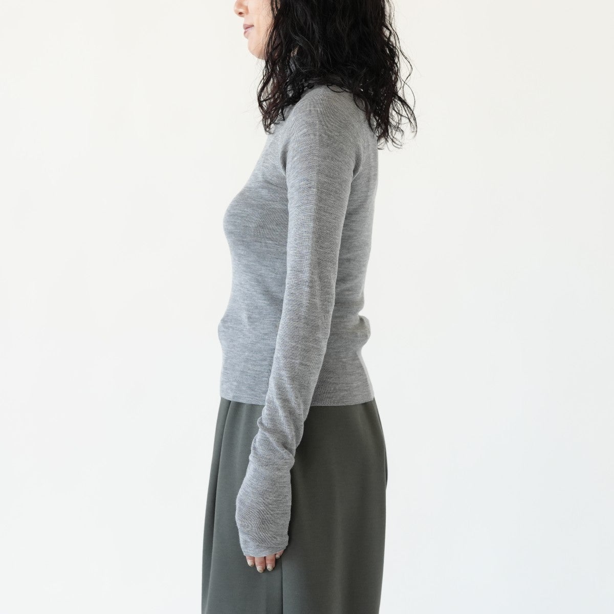 Wholegarment Wool Turtle ホールガーメントウールタートル