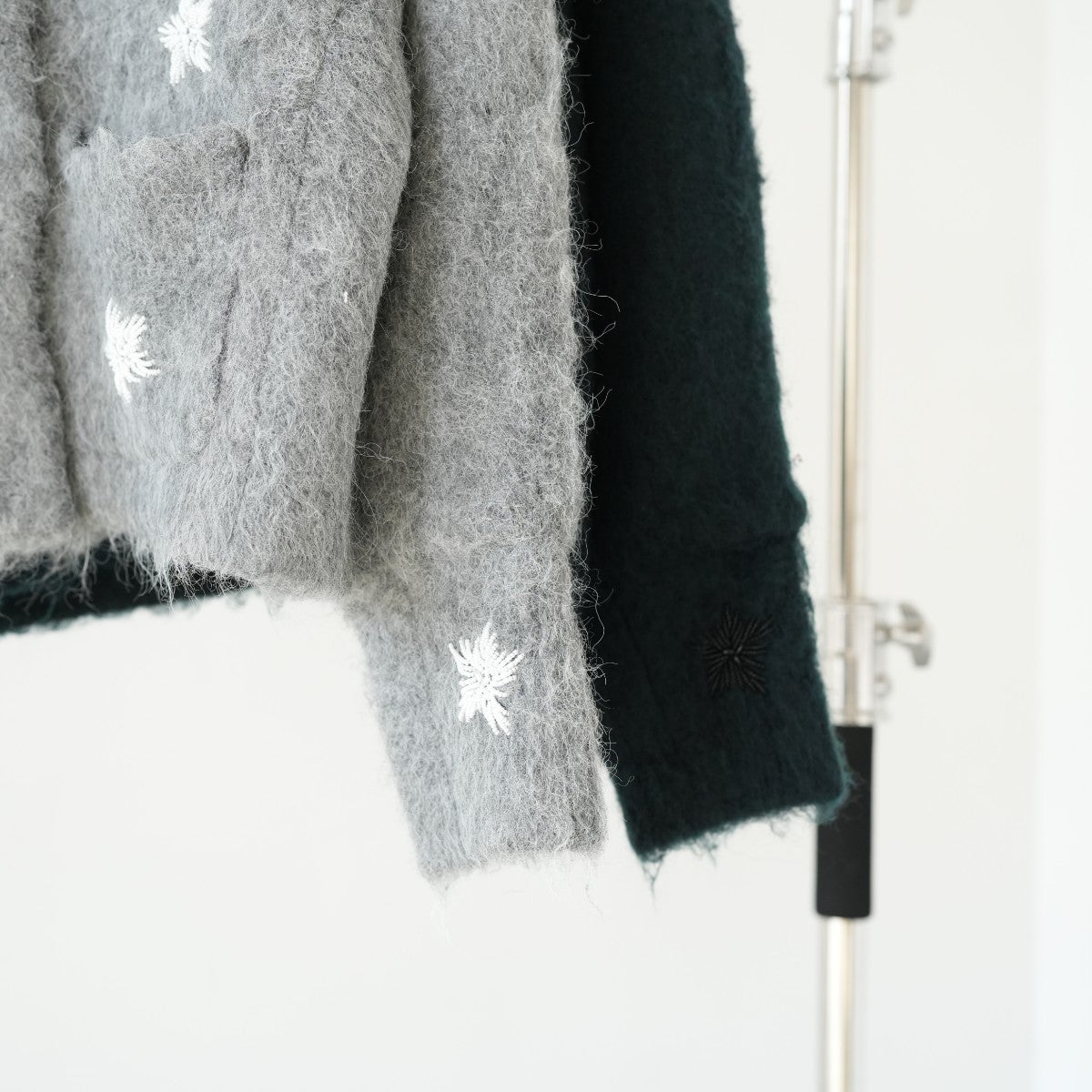 shaggy beads knit jacket シャギービーズニットジャケット