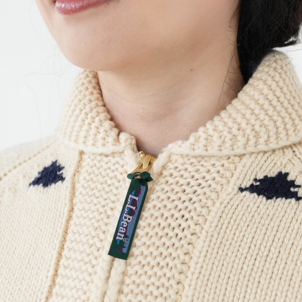 Women's Bean's Cowichan Sweater ウィメンズ ビーンズ・カウチン・セーター