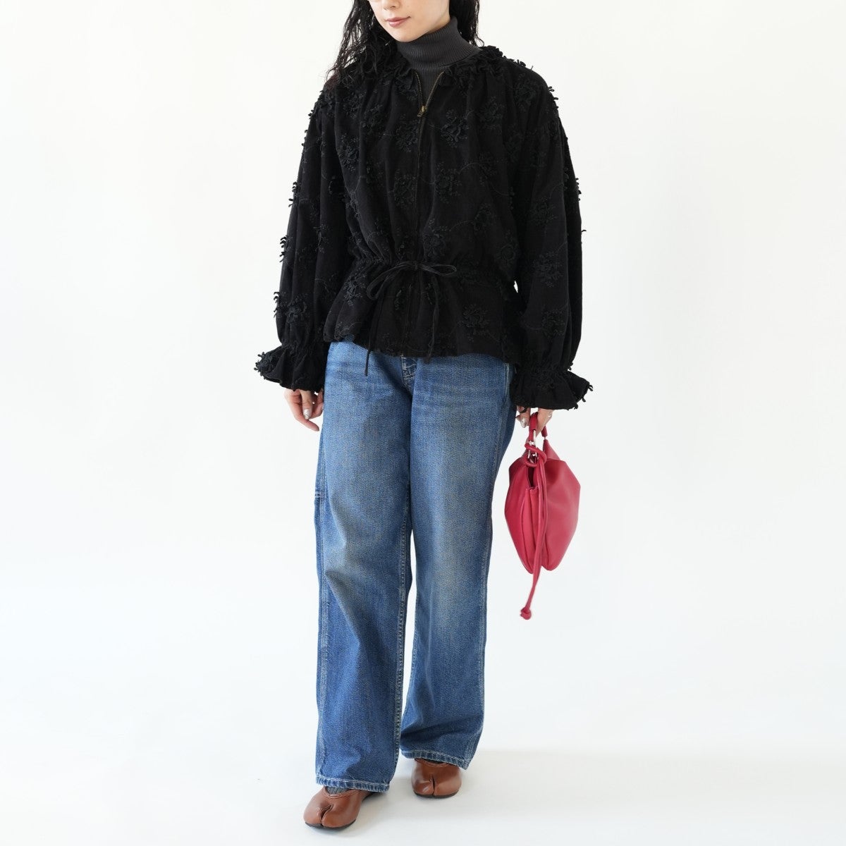 3D embroidery corduroy blouson 3Dエンブロイダリーコーデュロイブルゾン