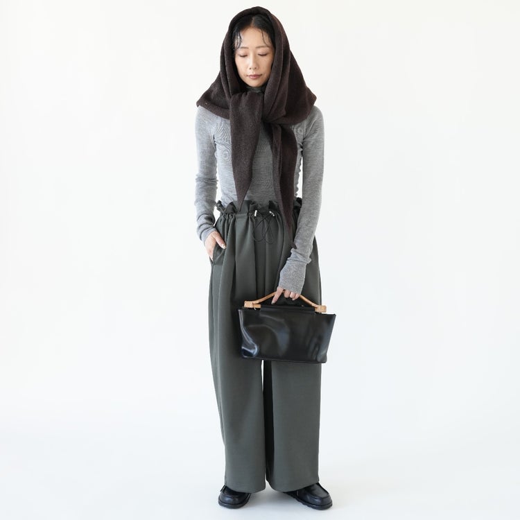 Knit Triangle Scarf ニットトライアングルスカーフ