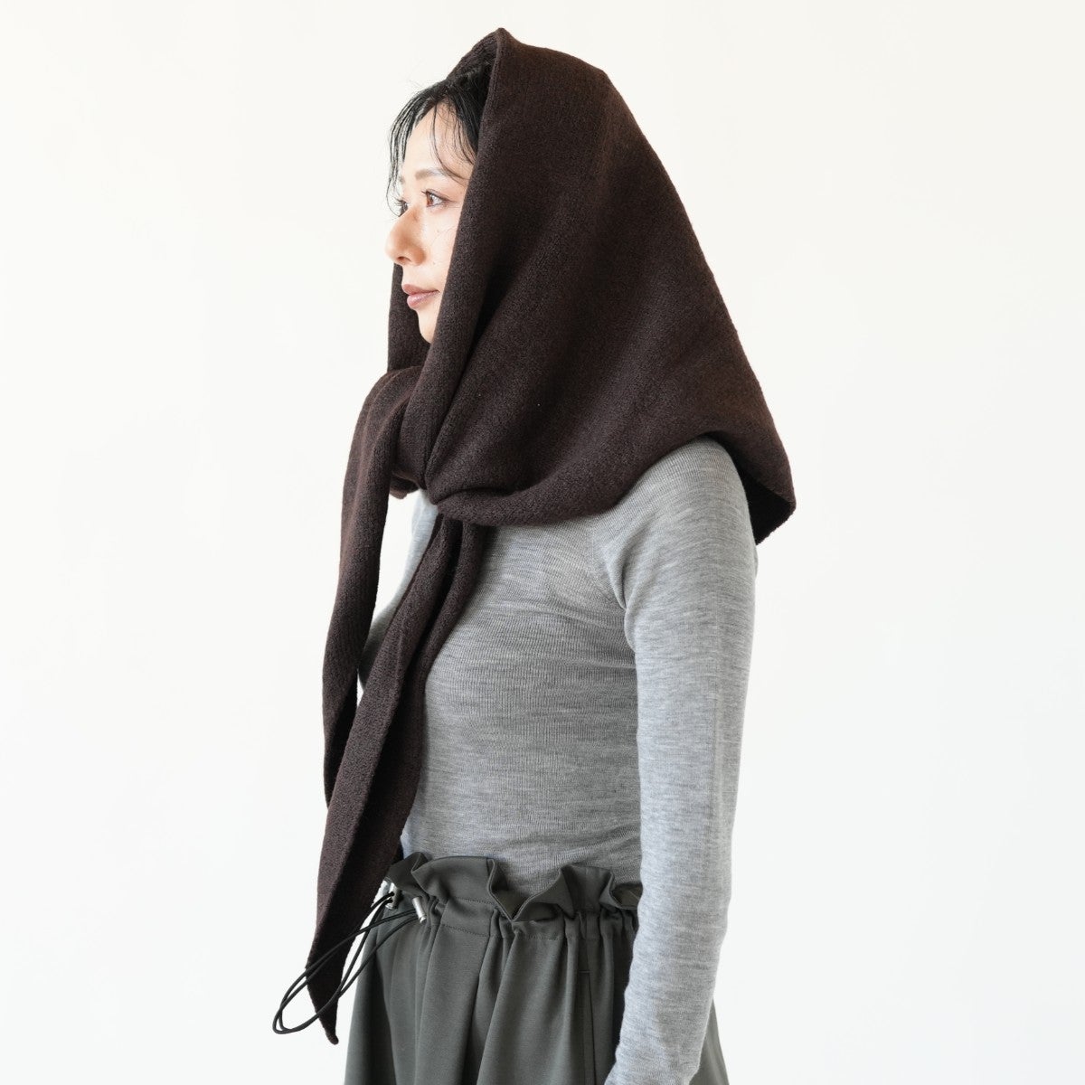Knit Triangle Scarf ニットトライアングルスカーフ