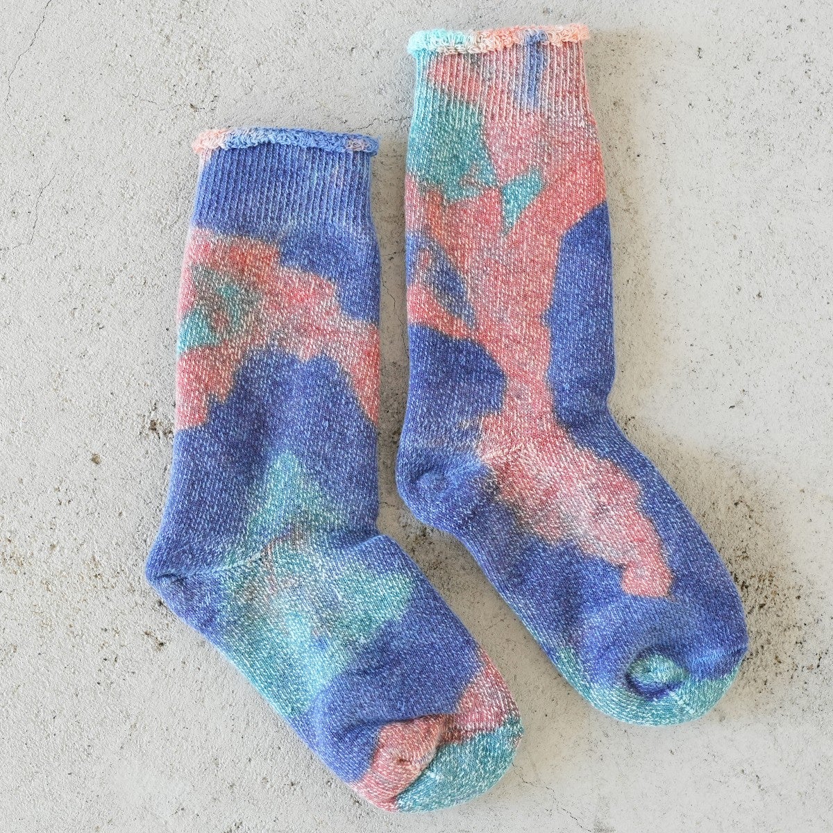 TIE DYE PILE SOCKS タイダイ パイルソックス