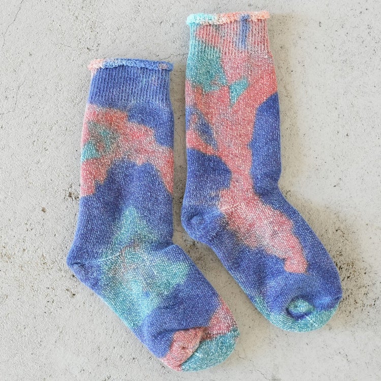 TIE DYE PILE SOCKS タイダイ パイルソックス