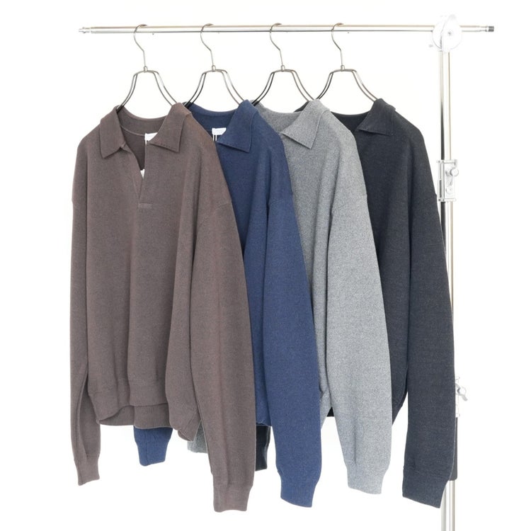 Co/Wo Moss Stitch Skipper コットンウールモスステッチスキッパー