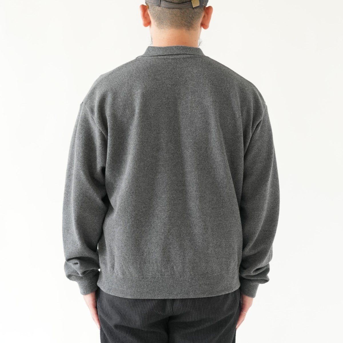 Co/Wo Moss Stitch Skipper コットンウールモスステッチスキッパー