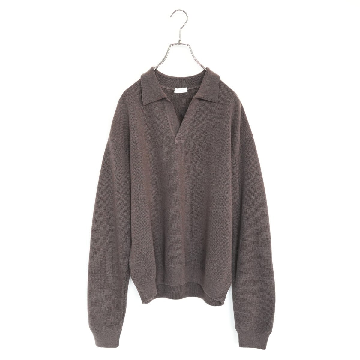 Co/Wo Moss Stitch Skipper コットンウールモスステッチスキッパー