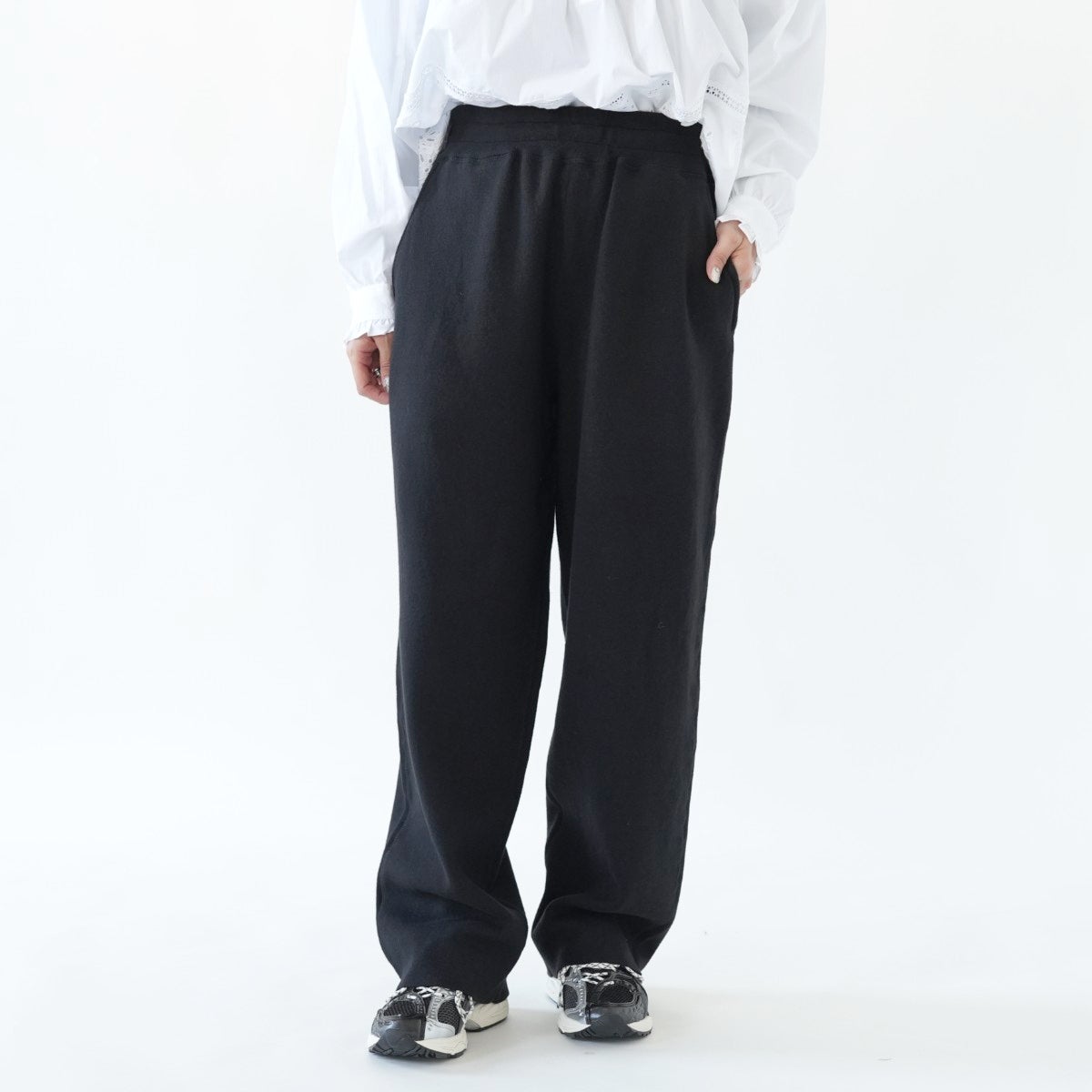 ROYCE PANTS コットンカシミア スウェットパンツ