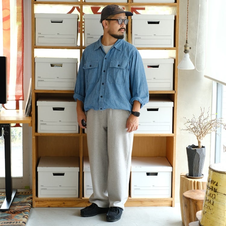 ROYCE PANTS コットンカシミア スウェットパンツ