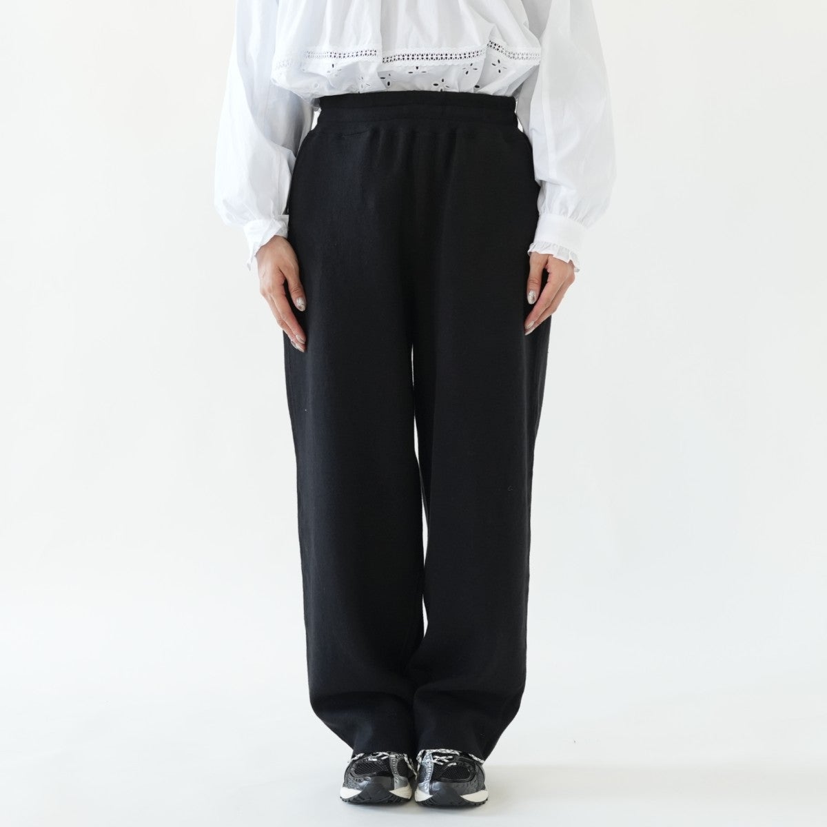 ROYCE PANTS コットンカシミア スウェットパンツ