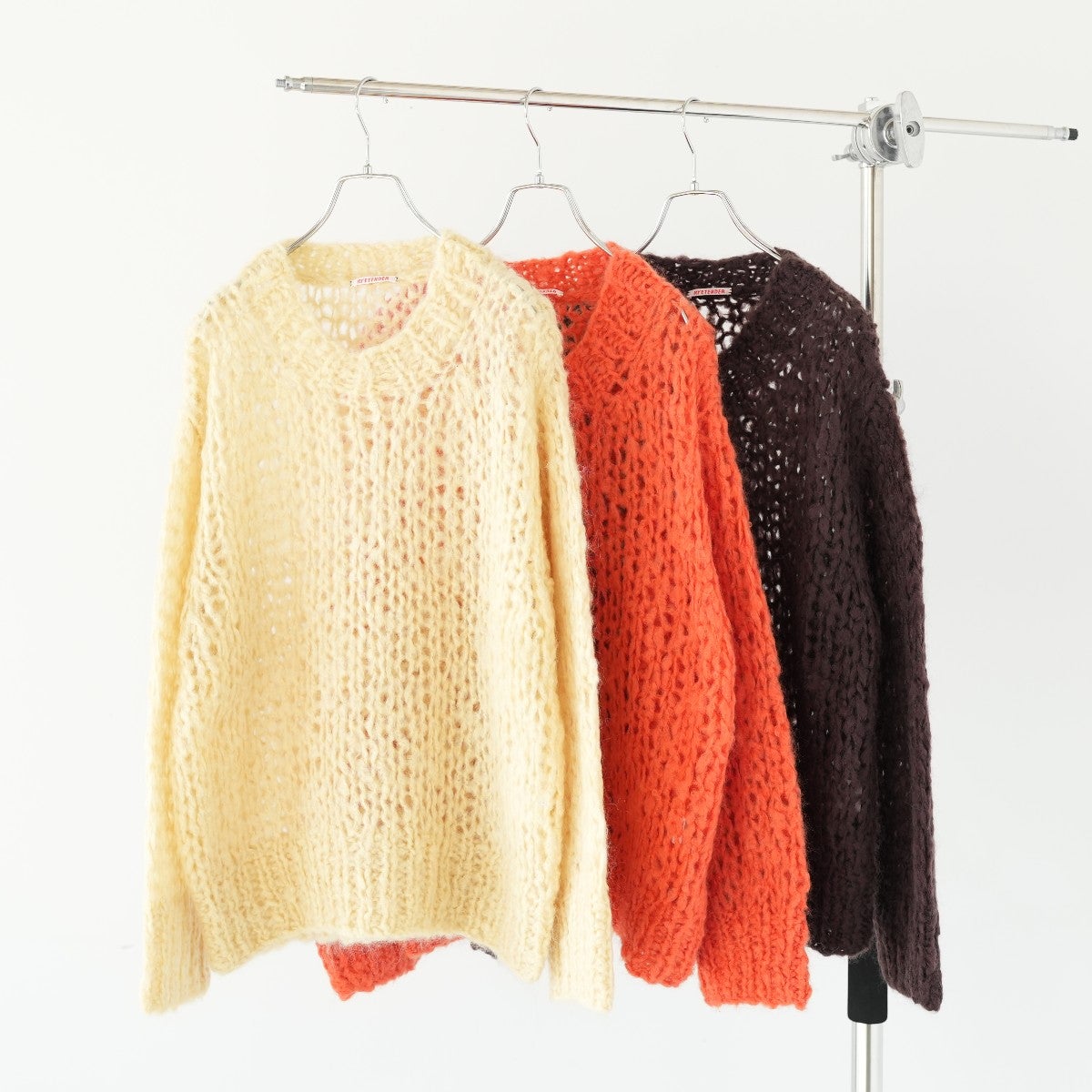REEVES SWEATER 手編みローゲージプルオーバー