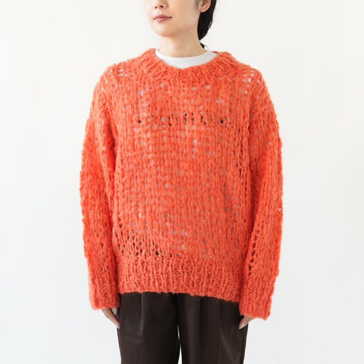 REEVES SWEATER 手編みローゲージプルオーバー
