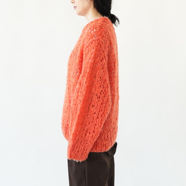 REEVES SWEATER 手編みローゲージプルオーバー